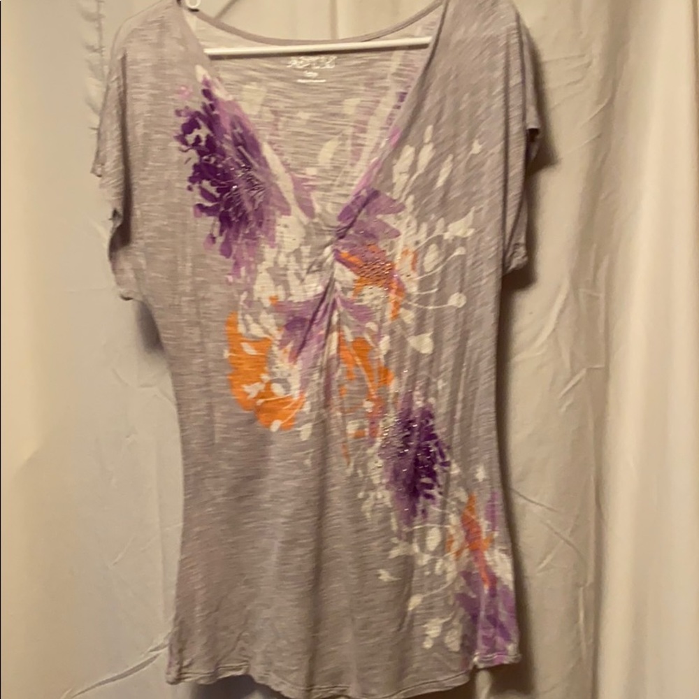 Ladies short sleeve top, L